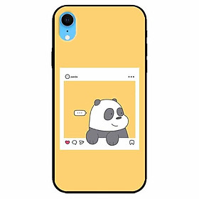 Ốp lưng dành cho Iphone XR mẫu Chú Gấu Khung Hình