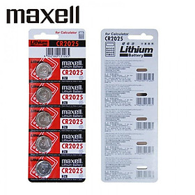 Vỉ Pin Maxell CR2032 / CR2025 / CR2016 / CR1632 / CR1620 / CR1616 / CR1220 Maxell Lithium 3V- Made In Japan (Giá 1 viên)