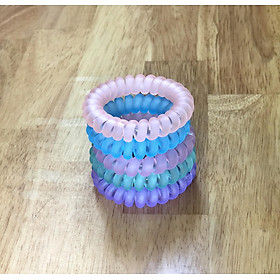 Combo 5 Dây Buộc Tóc Cao Su Đủ Màu Cá Tính - Màu Nhạt