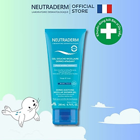 Sữa Tắm Chăm Sóc Da Nhạy Cảm NEUTRADERM MICELLAR Không Chứa Xà Phòng, Dưỡng Ẩm, Làm Dịu Da 200ml