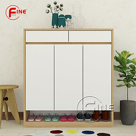 Tủ Giày Dép FINE hiện đại sang trọng phong cách thời trang FTG017 phù hợp cho Căn Hộ, Nhà Phố