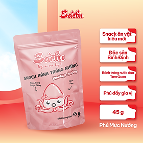 Bánh Tráng Nướng Tẩm Vị Mực Cay Sachi 45gram