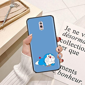 Ốp lưng điện thoại Samsung Galaxy J7 Plus viền silicon dẻo TPU hình Doremon Vui Nhộn - Hàng chính hãng