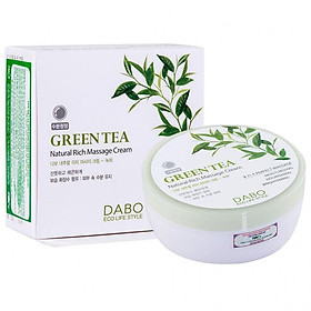 Kem massage mát xa chiết xuất trà xanh hỗ trợ trị mụn căng mịn da DABO GREEN TEA hàn quốc (200ml)