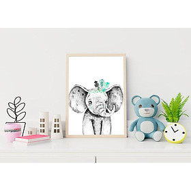 Mua Tranh treo tường | Tranh cho bé-Elephant Nursery Print 102   tranh canvas giá rẻ