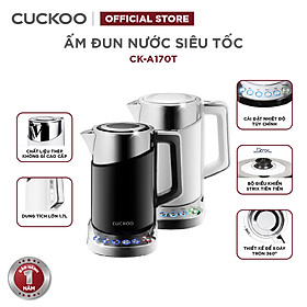 Bình đun siêu tốc đa năng Cuckoo CK-A170T dung tích lớn 1.7L - 1850W - Điều chỉnh nhiệt độ nước - Hàng chính hãng