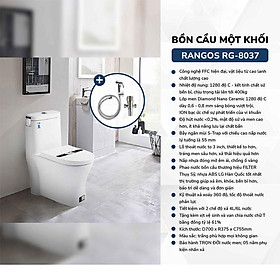 Mua BỒN CẦU MỘT KHỐI RANGOS RG-8037