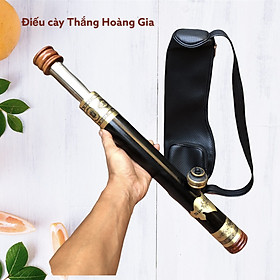 Điếu cày rút du lịch 35-50cm tặng kèm bao da