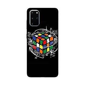 Ốp Lưng Dành Cho Samsung Galaxy S20 Plus mẫu Rubik Toán Học - Hàng Chính Hãng