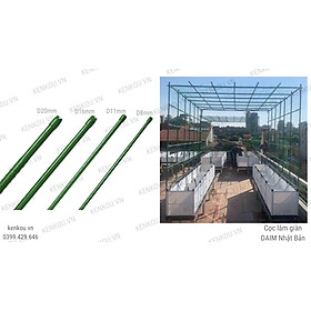 Ống thép bọc nhựa D20x1.5m Hàng Chính Hãng DAIM Nhật Bản, làm giàn cho cây, hoa leo