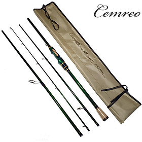 Hình ảnh Cần câu lure 4 khúc Cemreo Macans 2m1 - 2m4 siêu khỏe đồ câu FISHING_HD