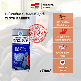 Chai Xịt Phủ Nano Cho Nội Thất Nỉ Cloth Barrier Fabric Seat Coat Soft99 VC-ADR-11 (170ml)