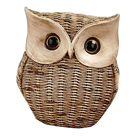 Owl Statues Home Decor Creative Owl Ornament for Bedroom Cafe Birthdays Gift