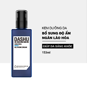 Kem dưỡng da cho nam DASHU Mans Aqua Real Moist All In One Làm mịn da Săn chắc da Ngăn ngừa lão hóa 153ml JN-KD01