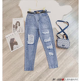 Quần baggy jeans rách. Size S M L