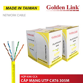 Mua Cáp Mạng UTP CAT6 CCA Golden Link - 250MHz - 3m - 305m - Hàng chính hãng