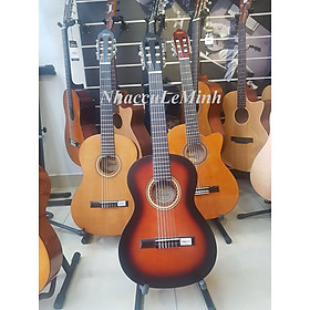 Đàn Guitar Classic Valencia VC203 Size3/4 (màu đỏ đậm viền đen)
