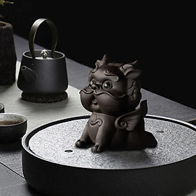 Miniature  Figurine Small  Statue Tea Pet Sculpture Desktop  Ornament Animal Sculpture for Home Table Centerpiece Decoration