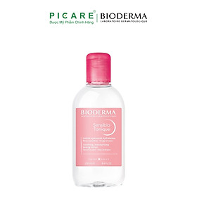 Nước hoa hồng dưỡng ẩm dành cho da nhạy cảm BIODERMA Sensibio Tonique 250ml