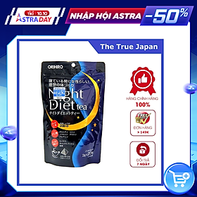 Combo 2 Gói Trà Giảm Cân Thảo Mộc Ban Đêm Night Diet Tea Orihiro Nhật Bản 20 túi lọc/gói