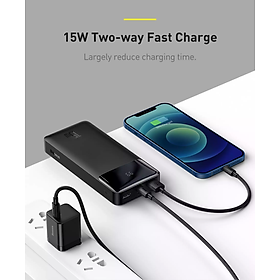 Mua Pin sạc dự phòng Baseus dung lượng 20000mAh  màn hình LED hiển thị  công suất 15W  công suất 20W sạc nhanh QC  PD cho iPhone  Samsung  Xiaomi ....-Hàng chính hãng
