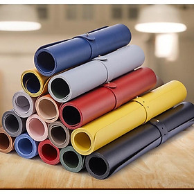 Mua Thảm Lót Bàn Làm Việc Da  - Màu Đen + Bo Viền 120 x 60 cm