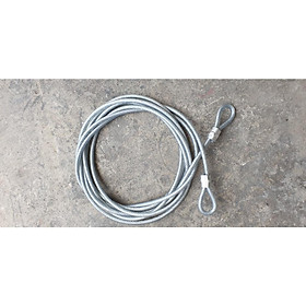 Mua Dây cáp bọc nhựa chống cắt khóa xe 10 ly 10m   7m  5m  3m cực kỳ chắn chắn