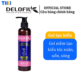 Gel mềm dưỡng tạo kiểu tóc xoăn Delofil