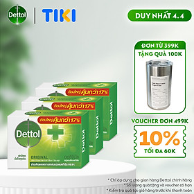 Combo 3 xà phòng Dettol kháng khuẩn 100g