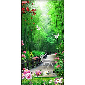 Mua tranh 3D dán kính 2 mặt 60x120cm