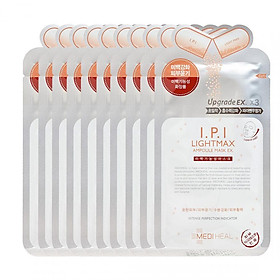 Hộp 10 Mặt Nạ chứa tinh chất I.P.I dưỡng trắng da Mediheal I.P.I Lightmax Ampoule Mask Ex 25ml x10