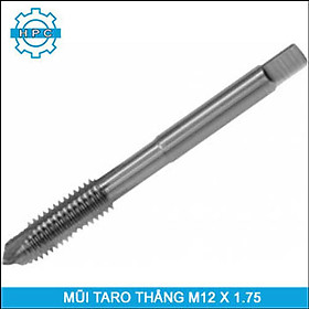 Mũi taro thẳng Volkel M 12 x 1.75