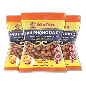 Combo 3 gói đậu phộng Da Cá Tân Tân 265g