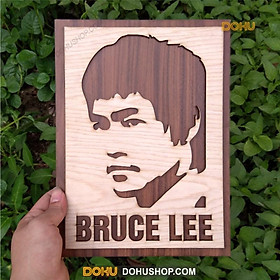 Mua Tranh Treo Tường Gỗ Handmade DOHU013: Lý Tiểu Long - Thiết Kế Đơn Giản  Độc Đáo  Sang Trọng