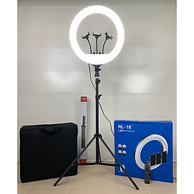 Đèn livestream 45Cm, Đèn Led Trợ Sáng, Chiếu Sáng Studio, Makeup, Quay Phim , Chụp Ảnh, Livetream, Selfie, Xăm nghệ thuật Kèm Kẹp Điện Thoại Tùy Chỉnh (Loại Thường)