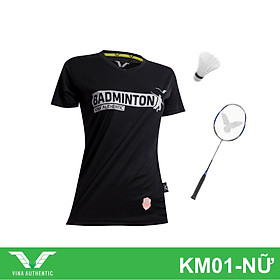 ÁO LUYỆN TẬP THỂ THAO NỮ LTVNKM01 VINA AUTHENTIC CAO CẤP, CO GIẢN, MỀM MẠI, FORM CHUẨN - NGẪU NHIÊN
