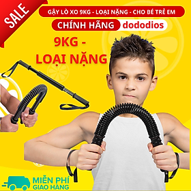 Hình ảnh gậy lò xo tập cơ tay 9kg cho trẻ em - thanh lò xo tập cơ tay 9kg cho bé - gậy lò xo 9kg trẻ em - Chính hãng dododios