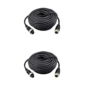 4Pin Car Extension Cord for Bus Truck Reversing Rear View Camera 15M