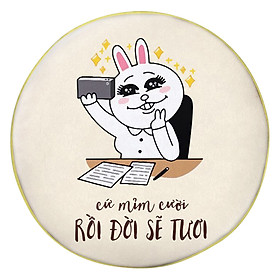 Gối tròn Cứ mỉm cười  - GOFU417