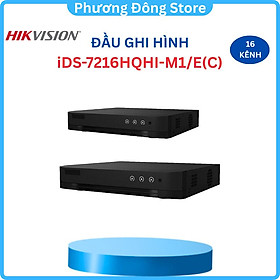 Đầu ghi hình HIKVISON HD-TVI (Turbo DVR) 4MP 16 KÊNH iDS-7216HQHI-M1/E(C) Nhận dạng con người/xe cộ ,.-Hàng chính hãng