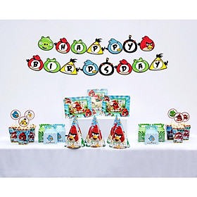 Set Trang Trí Sinh Nhật chủ đề Angry Birds