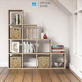 Mua Tủ Sách Gỗ Bậc Thang Lớn Cho Phòng Khách  Phòng Làm Việc Thương Hiệu SIB Decor KSG20