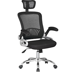 Ghế Giám Đốc, Ghế Văn Phòng  AZP FURNITURE Ergonomic AZP-9931 Đen - Nhóm Lươi Thoáng Mát, Tay Cất Gọn thông minh