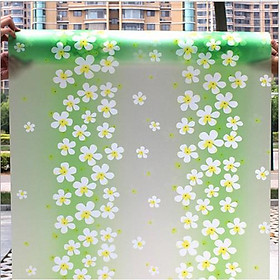 Mua 5M Giấy Dán Kính hoa lài xanh không cần keo - khổ 0.45m