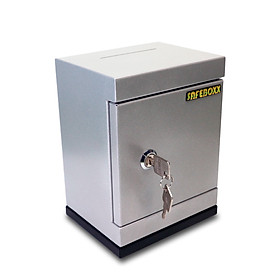 Mua Két sắt mini  Tủ đựng tiền tiết kiệm SAFEBOXX Kích thước 12x15x20cm  Trọng lượng 1300g+ khóa chìa +Có thể bắt vít