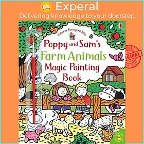 Sách - Poppy and Sam's Farm Animals Magic Painting by Sam Taplin (UK edition, paperback)