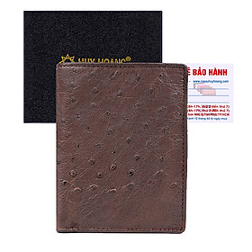 Ví Nam Huy Hoàng HT2408 (10 x 12.5 cm) - Nâu Đất