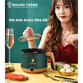 Mua Nồi Lẩu Điện Lishidai Mini LZH-18 - Ca Nấu Mì Chiên Sào Đa Năng - Dung Tích 1.8L -Lòng Nồi Chống Dính - Có Video