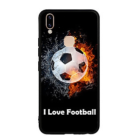 Ốp Lưng Viền TPU cho Vivo V9 - I Love Football
