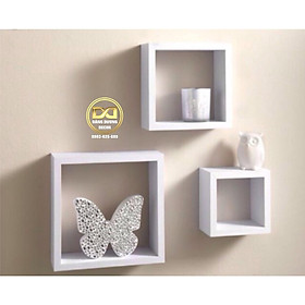 Mua Kệ ô vuông trang trí - trang trí shop - kệ decor phòng